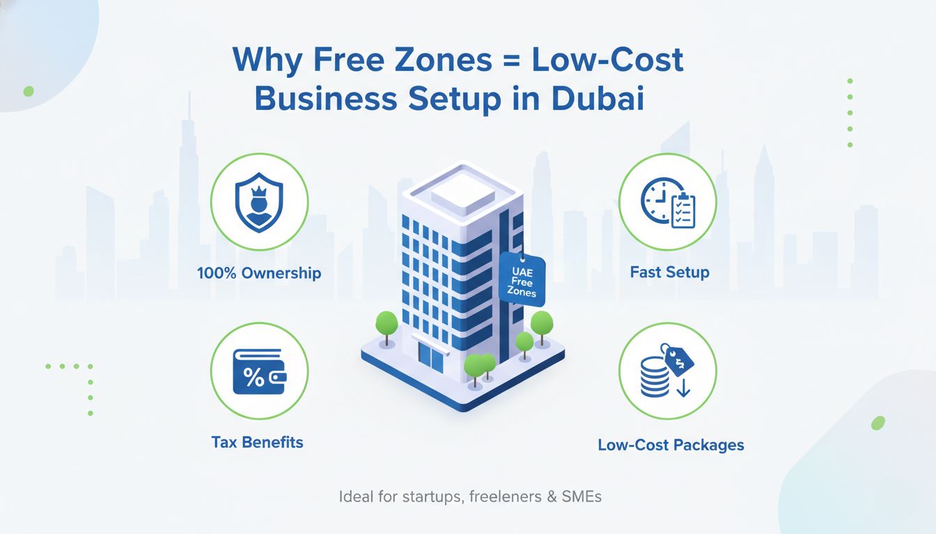 Why Free Zones Are the Best Option for Low-Cost Business Setup