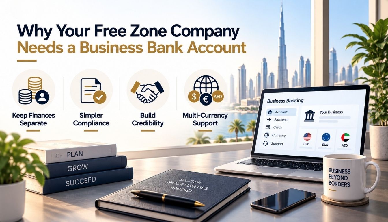 Why Your Free Zone Company Needs a Business Bank Account